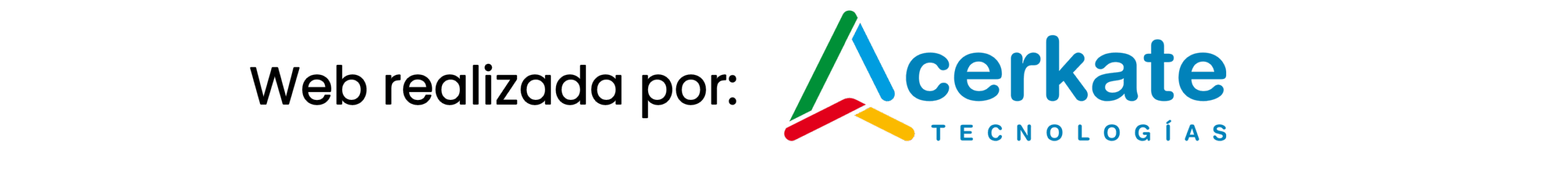 Web realizada por acerkate tecnologias